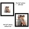 Americanflat Picture Frame Set with Mat - Set of 5 - Photo Frame Set of Five for Wall Display - Plexiglass Cover - Hanging Hardware